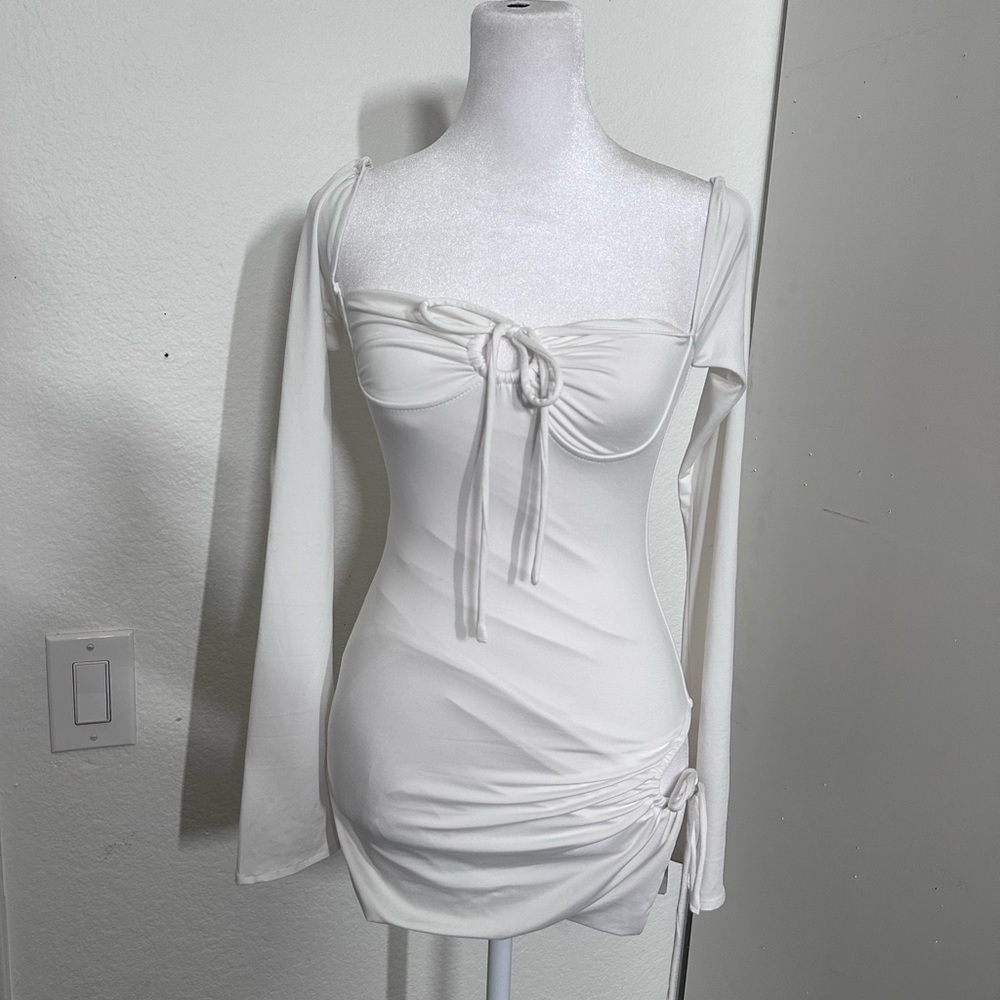 Thatssofetch White Mini Dress